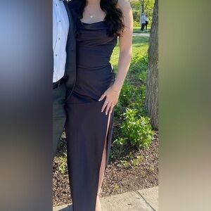 Showpo navy prom dress